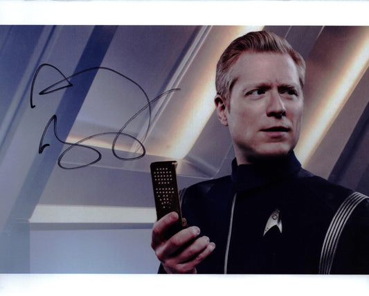 STAR TREK: Anthony Rapp hand-signed STD photo 8x10'' #1