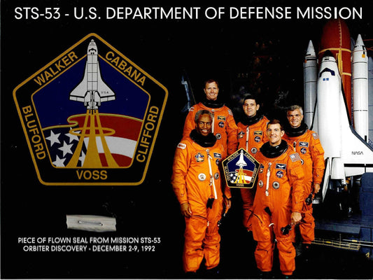 STS-53 flown artifact presentation