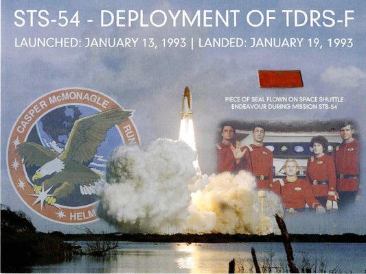 STS-54 flown artifact presentation