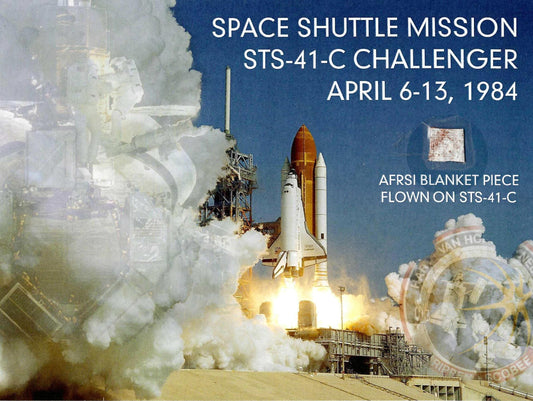 STS-41-C flown artifact presentation