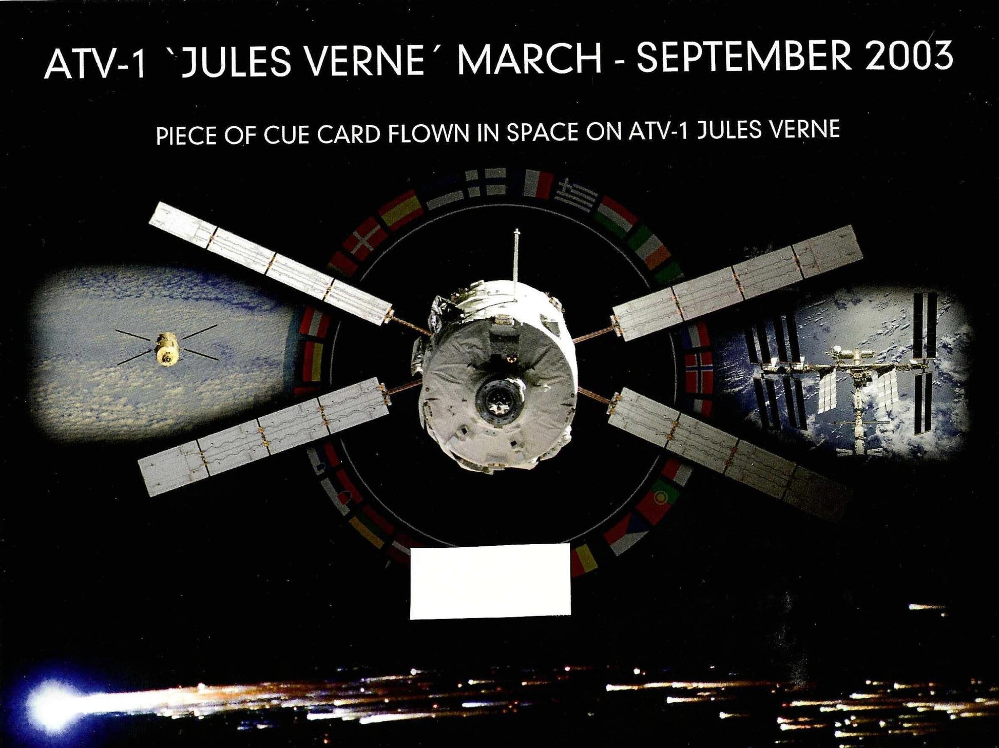 ATV-1 'Jules Verne' flown artifact presentation