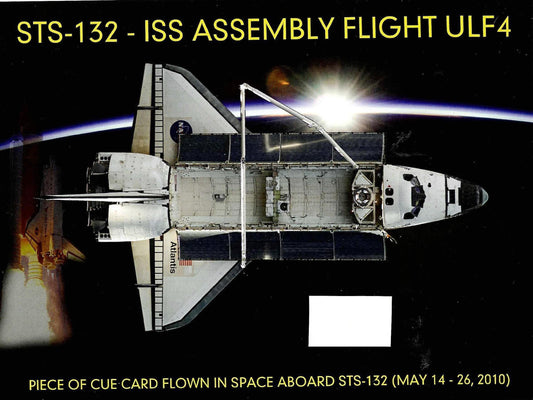 STS-132 flown artifact presentation