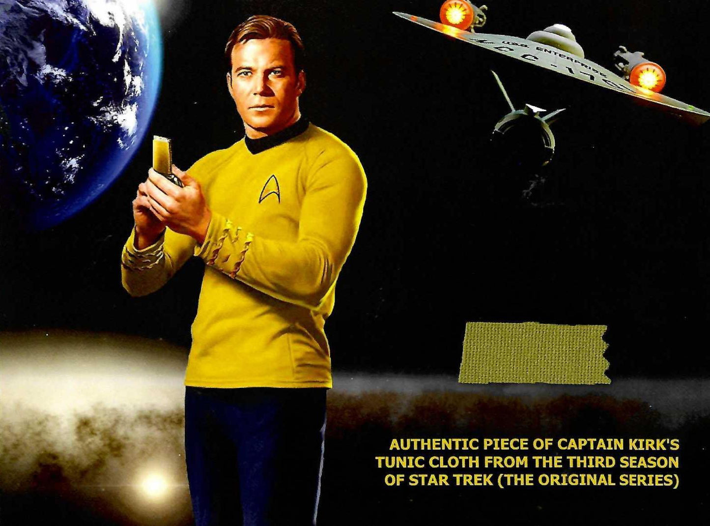 STAR TREK: Authentic TOS Captain Kirk material presentation