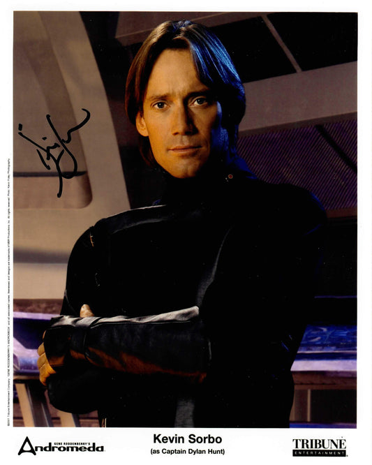 ANDROMEDA: Kevin Sorbo signed 10x8'' photo