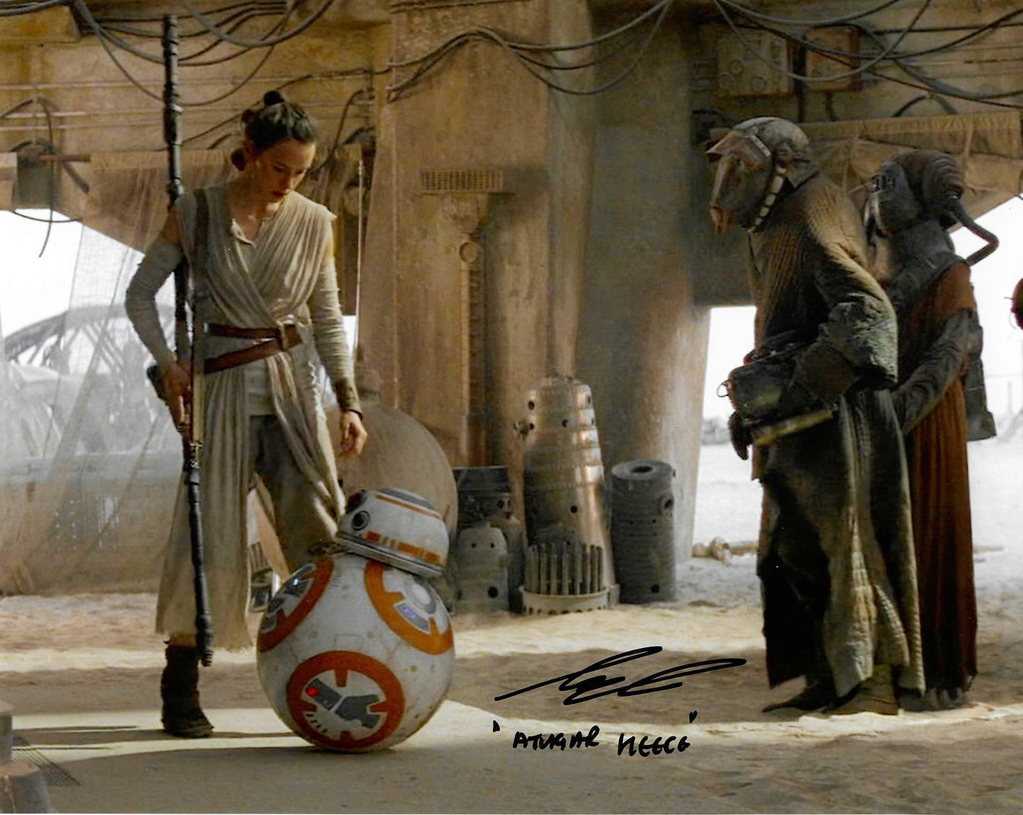 STAR WARS: Mel Pickup 'Athgar Heece' handsigned 8x10'' photo