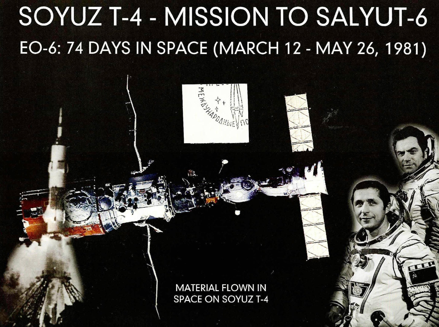 Soyuz T-4 flown artifact presentation