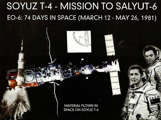 Soyuz T-4 flown artifact presentation