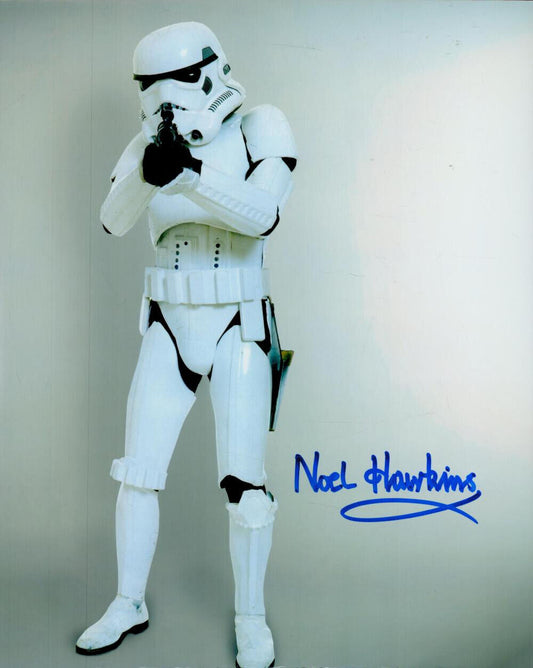 STAR WARS: Noel Hawkins Stormtrooper handsigned 8x10'' photo